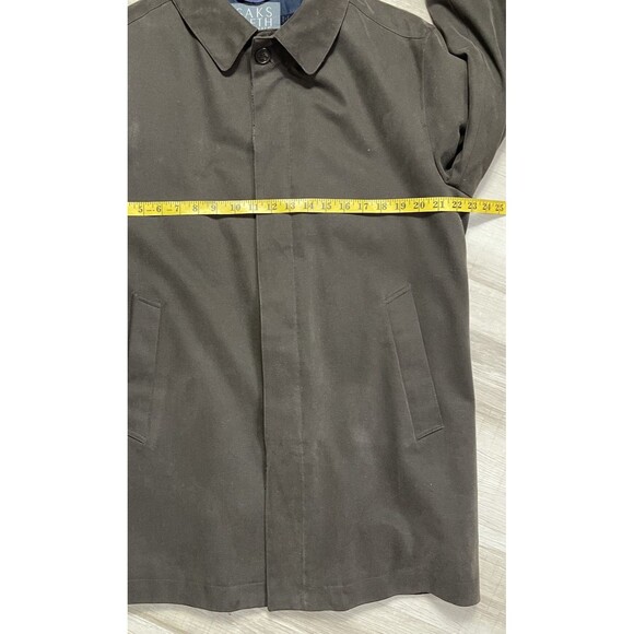 LORO PIANA  Saks Fifth Avenue STORM SYSTEM WOOL  Overcoat. Size: S - Picture 3 of 8